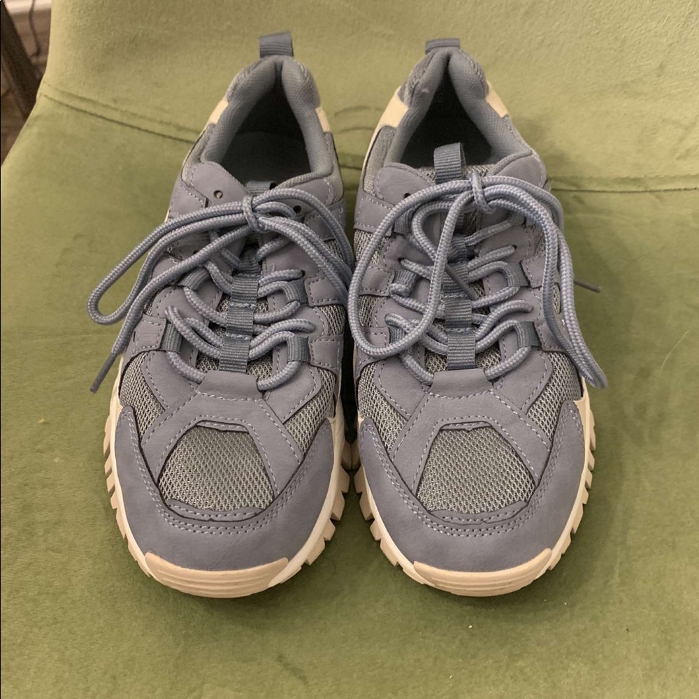 NAKD Blue and Cream Running Shoes